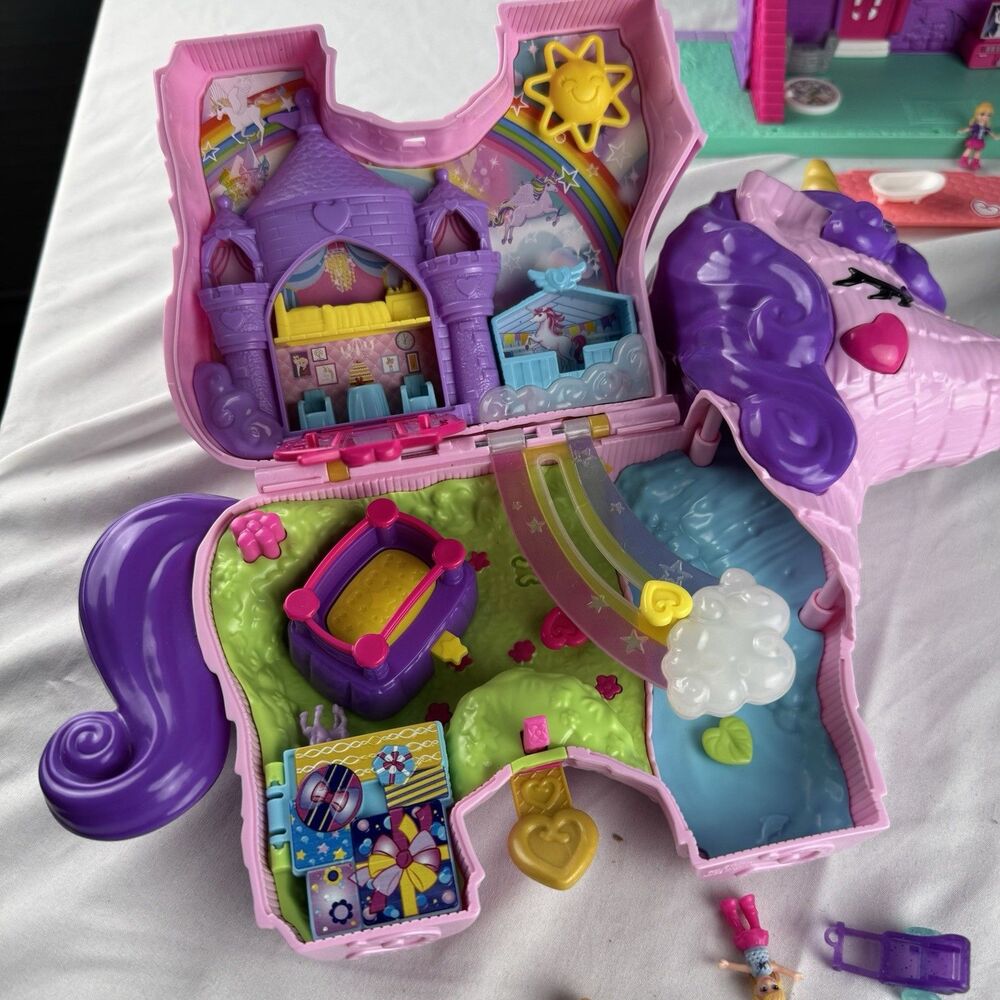 Polly Pocket Playset And Accessories Lot - Picture 2 of 10